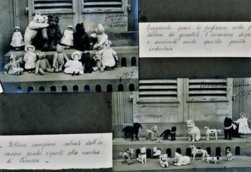 Balocchi del Laboratorio Giocattoli di Fagagna salvati dall’invasione austriaca, 1917.