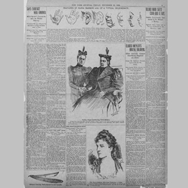 Articolo del New York Journal del 20 novembre 1896 su Maria Barbella