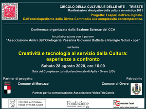 Evento Creatività e tecnologia al servizio della Cultura: esperienze a confronto a Ovaro